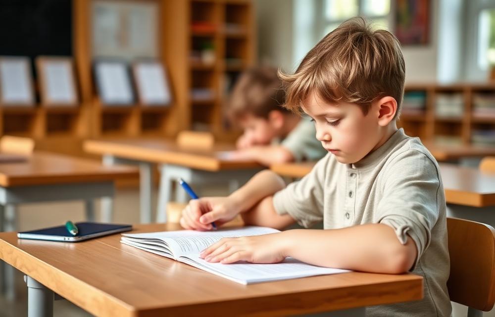 Cumbres elementary student focused on individualized learning